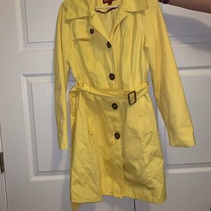 Yellow Medina trench coat